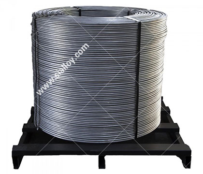 solid cored silicon calcium wire for converter